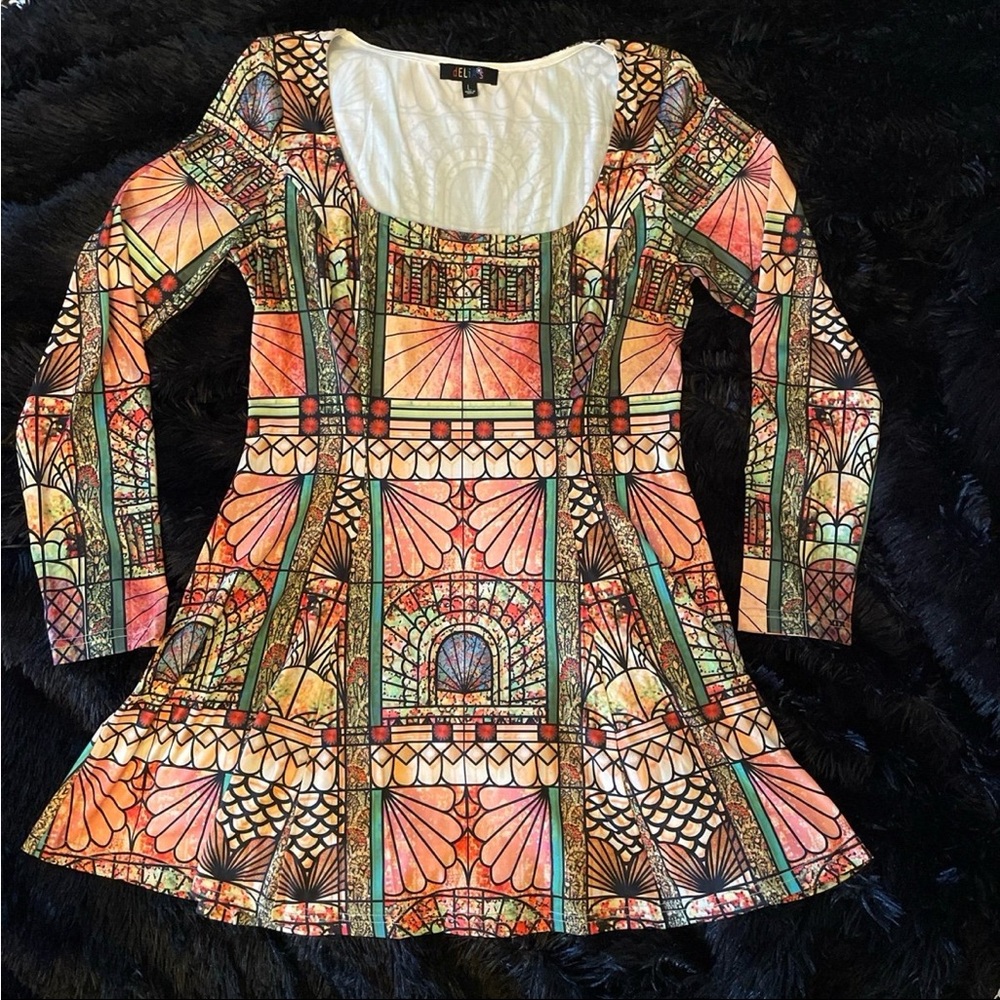 Stainglass church window dress